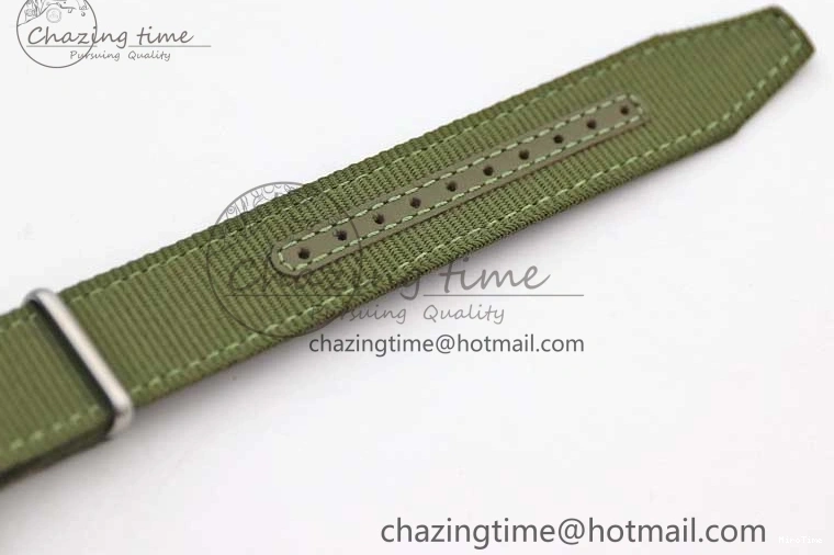 MIROTIME 0219 Packable Mark XVIII ‘TOPGUN SFTI’ Ceramic M+F Best Edition Black Dial on Green Nylon Strap 7048